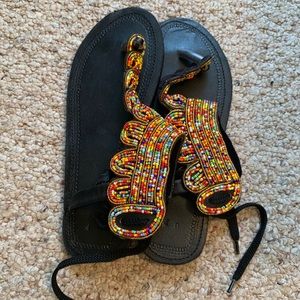 Cute beaded sandals